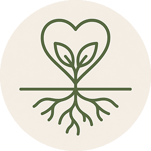 Heart with Roots Icon