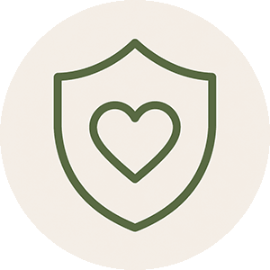 Shield with Heart Icon